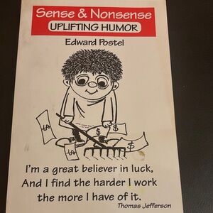 Sense & Nonsense Uplifting Humor Book by Edward Postel